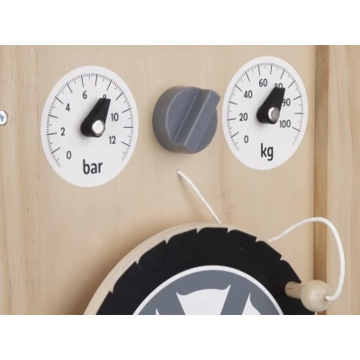 Banc de lucru din lemn cu compressor